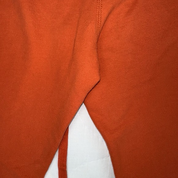 SO Wear It Declare It Orange Flare Sweatpants Small Y2K Drawstring Cotton Blend - Picture 7 of 14